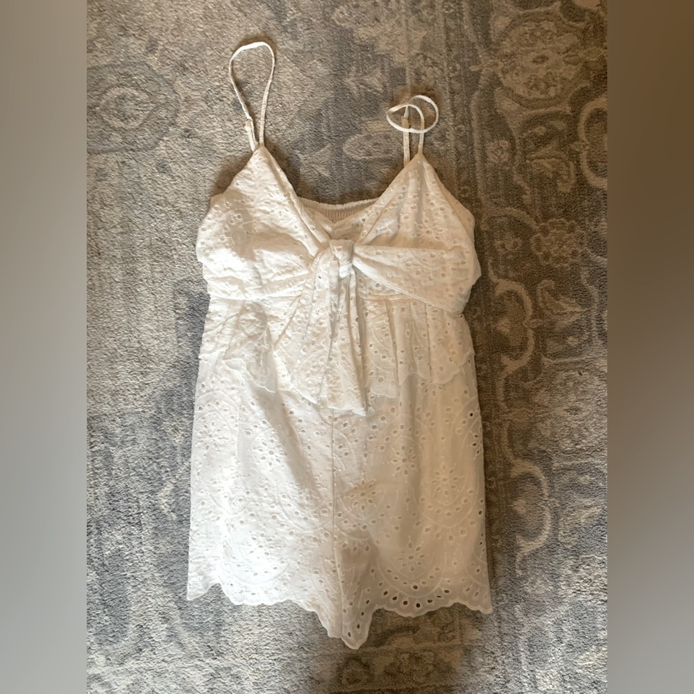 White lace romper
